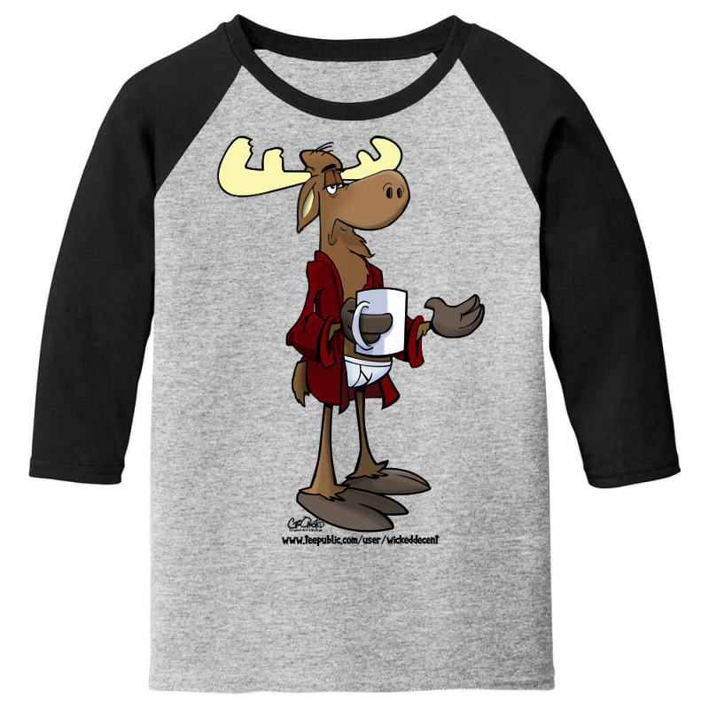 Trending Wicked Decent Bruce The Moose Youth 3/4 Sleeve by Jerhogen528 | Artistshot