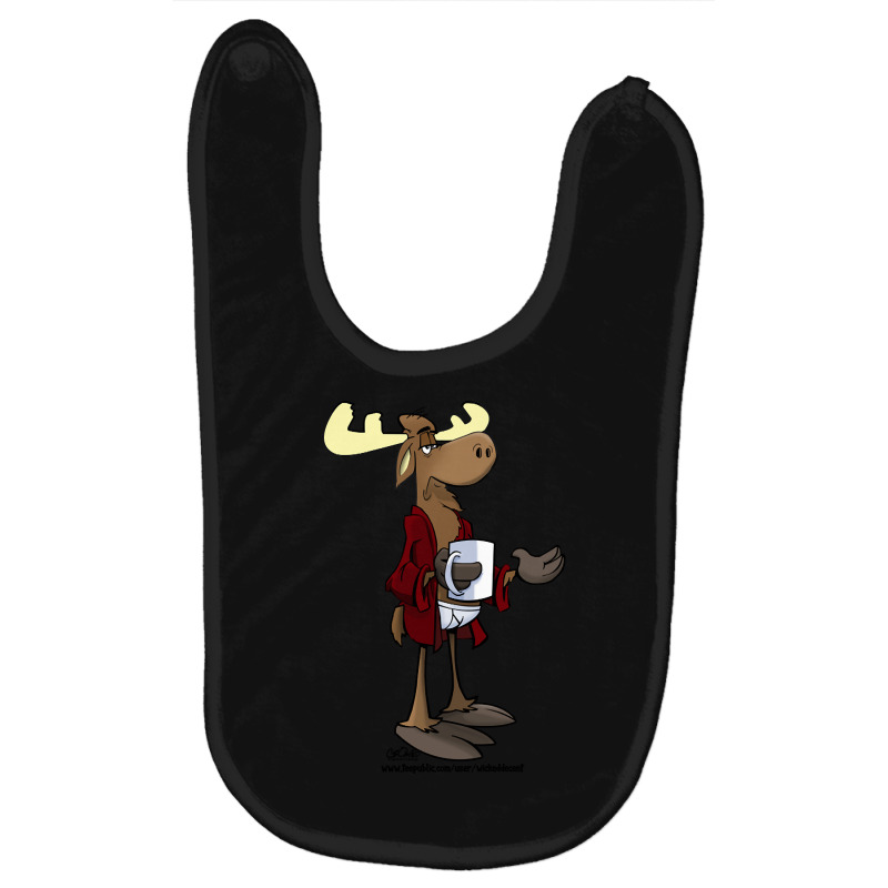 Trending Wicked Decent Bruce The Moose Baby Bibs by Jerhogen528 | Artistshot