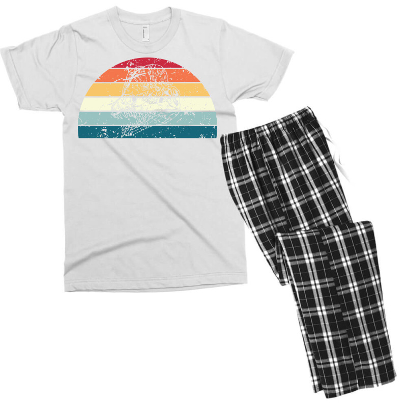 Retro Archeology Sunset Vintage Archaeology Sunrise Tumblr Men's T-shirt Pajama Set | Artistshot