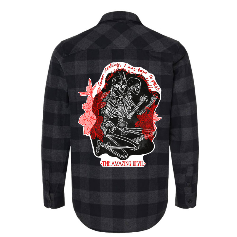 The Amazing Devil   Fair Lyrics Flannel Shirt | Artistshot