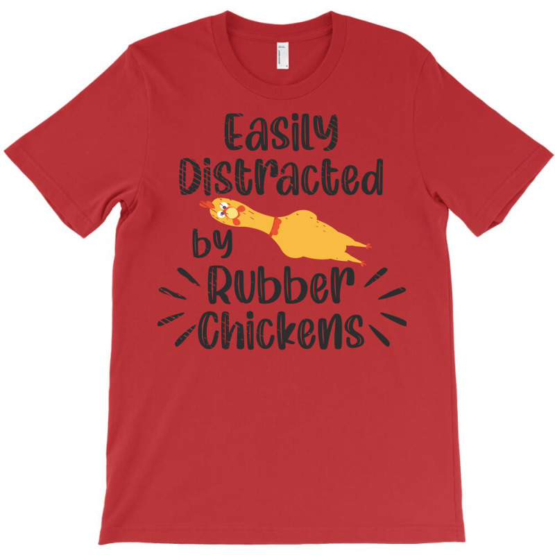 Rubber Chicken Enthusiast Loud Scream Yellow Red T-Shirt by ravadadanine2 | Artistshot