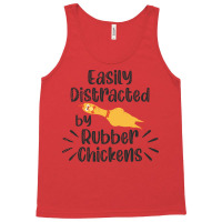 Rubber Chicken Enthusiast Loud Scream Yellow Red Tank Top | Artistshot