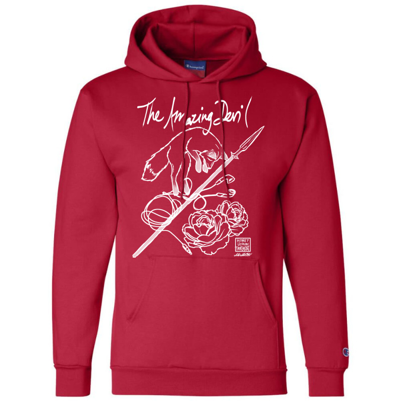 The Amazing Devil   Ruin Emblem Design Champion Hoodie | Artistshot