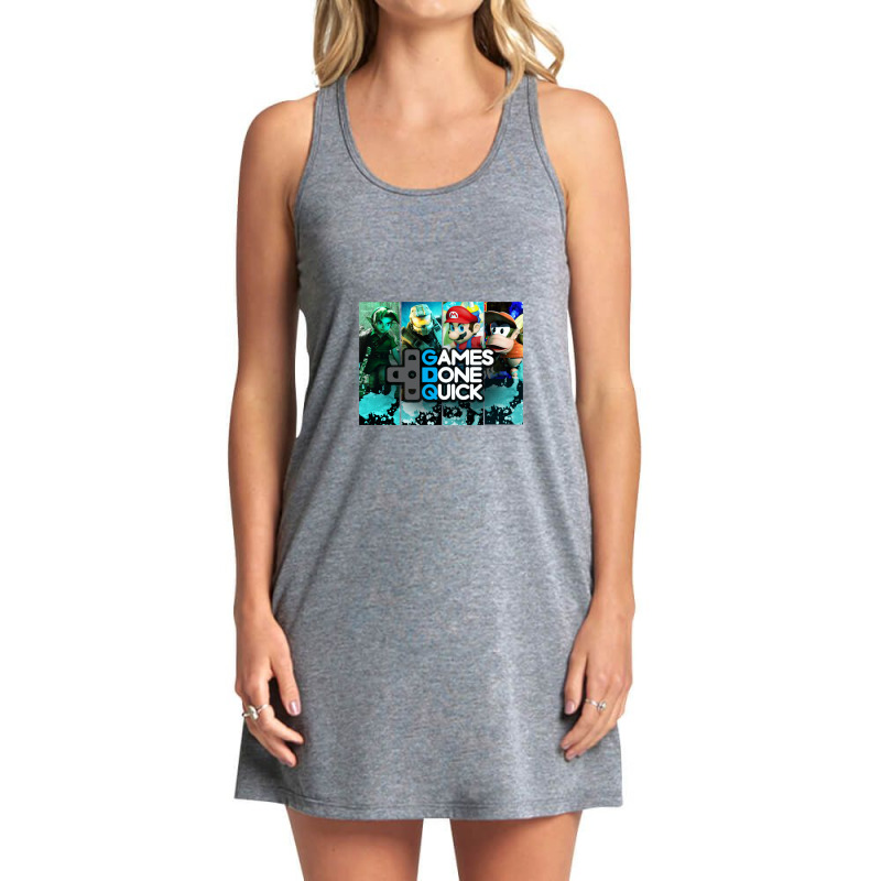 Games Done Quick  Combined Art Tank Dress by JeffreyAlanSwanson | Artistshot