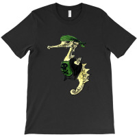 Seahorse Pirate Love T-shirt | Artistshot