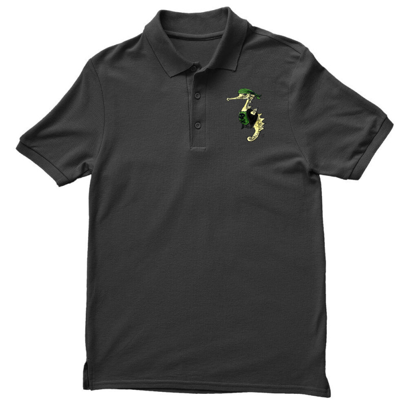 Seahorse Pirate Love Men's Polo Shirt by yutakaluciea | Artistshot