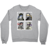 Ninja Artists Leonardo Donatello Raphael Michelangelo Parody Renaissan Crewneck Sweatshirt | Artistshot