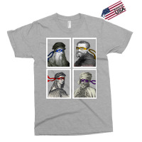 Ninja Artists Leonardo Donatello Raphael Michelangelo Parody Renaissan Exclusive T-shirt | Artistshot