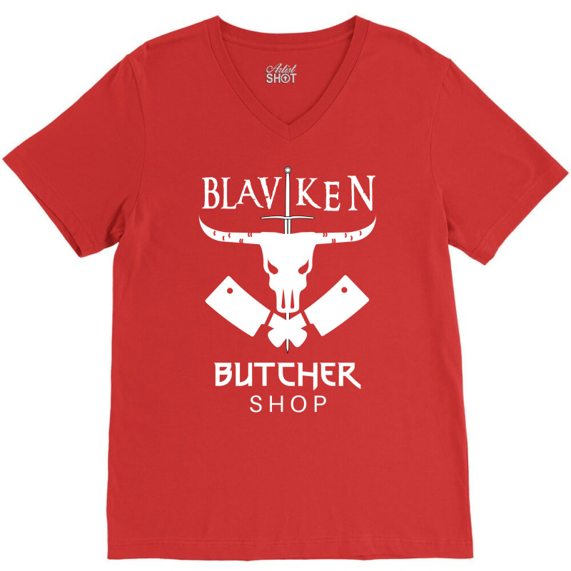 The Butcher Shop V-neck Tee | Artistshot