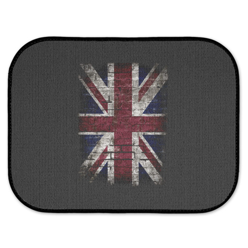 Grunge Uk Flag Great Britain Punk Style Distressed Wall Classic Rear Car Mat | Artistshot