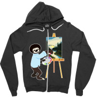 Bob Sloth Zipper Hoodie | Artistshot