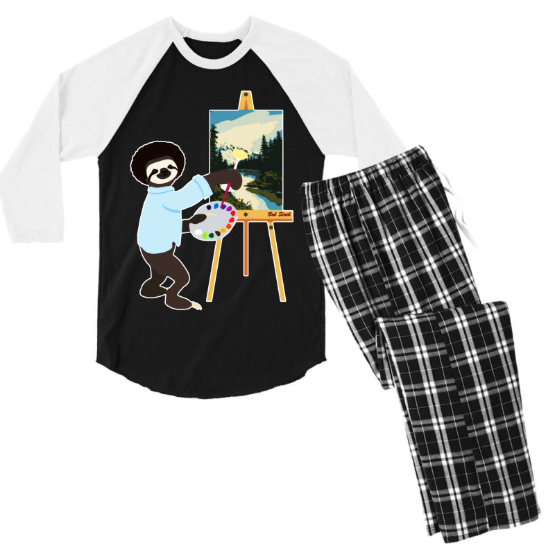 Bob Sloth Men's 3/4 Sleeve Pajama Set | Artistshot