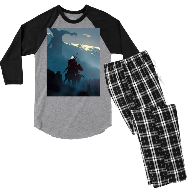 The Witcher 3 Wild Hunt 6 Men's 3/4 Sleeve Pajama Set | Artistshot