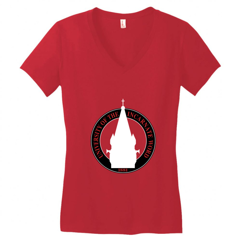 University Of The Incarnate Word Women's V-Neck T-Shirt by adrianjaxsonn | Artistshot