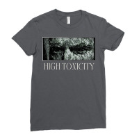 High Toxicity   Stare   Black And White Drawing Ladies Fitted T-shirt | Artistshot