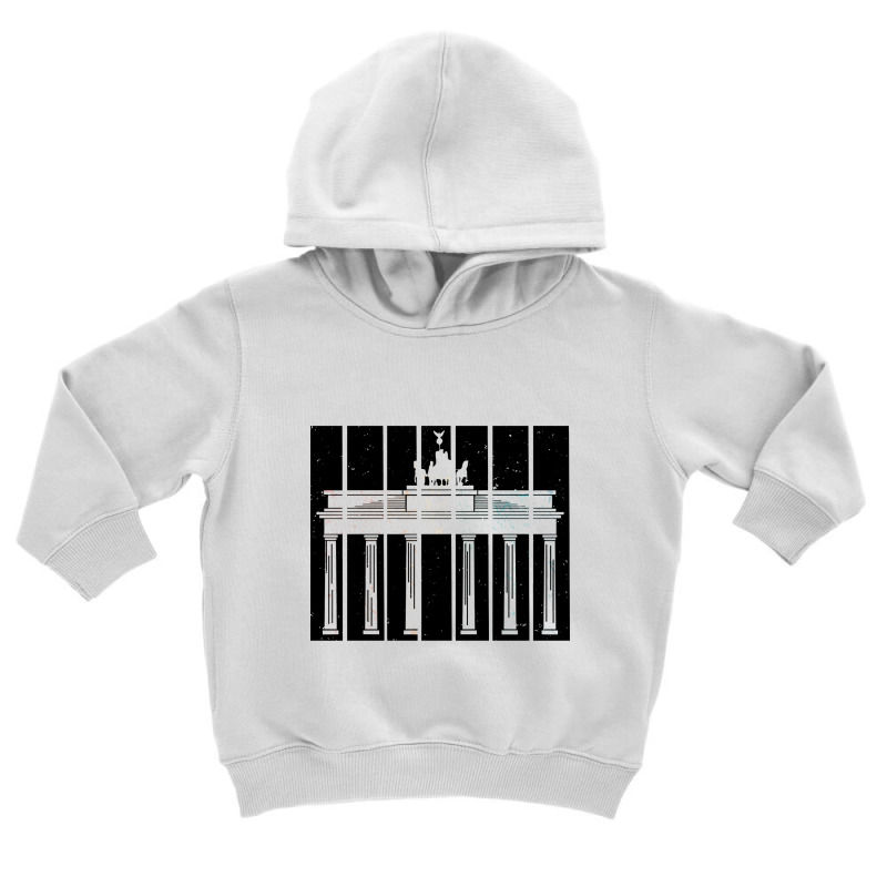 Limited Edition Berlin Skyline Brandenburger Tor Sunset Vintage Retro Toddler Hoodie by declangreenwood | Artistshot