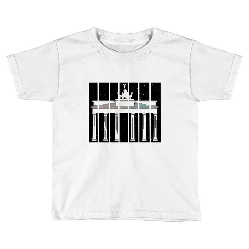 Limited Edition Berlin Skyline Brandenburger Tor Sunset Vintage Retro Toddler T-shirt by declangreenwood | Artistshot