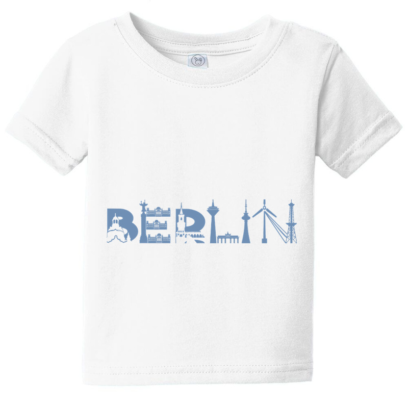 Limited Edition Berlin Skyline Landmarks Silhouette Baby Tee | Artistshot