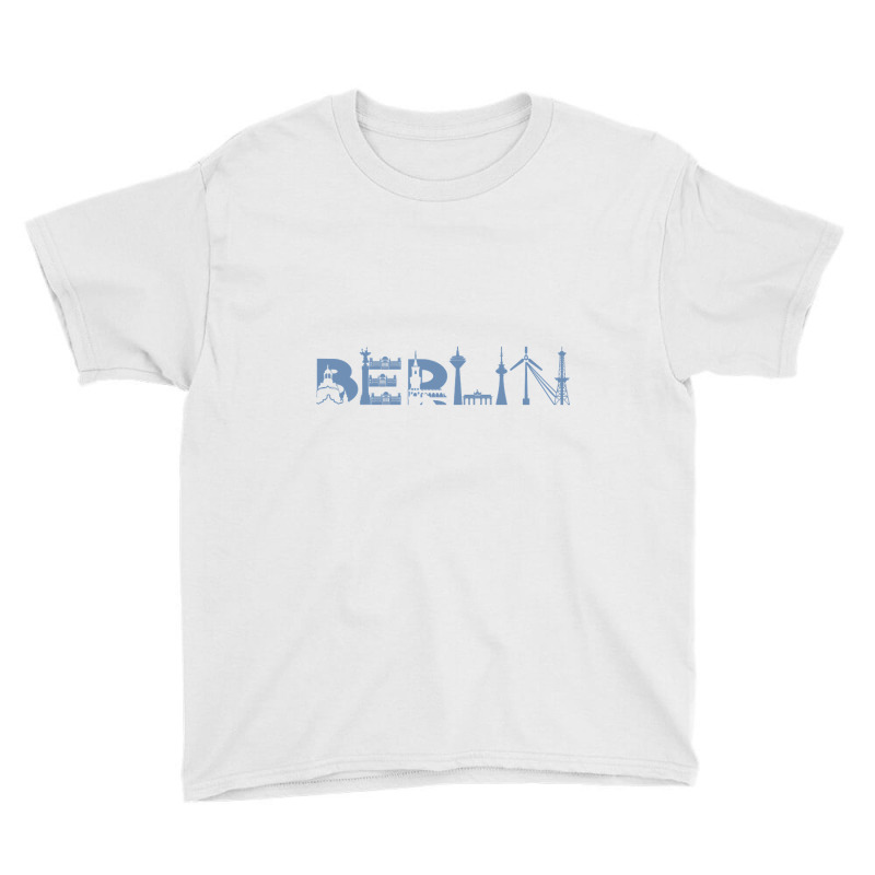 Limited Edition Berlin Skyline Landmarks Silhouette Youth Tee | Artistshot