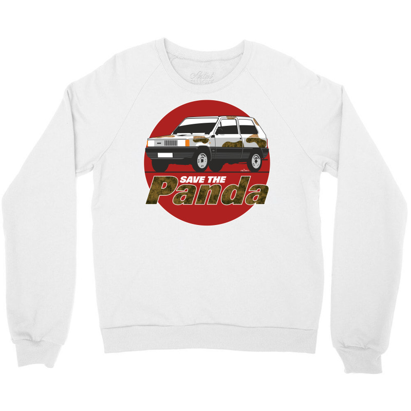 Save The (fiat) Panda! Crewneck Sweatshirt | Artistshot