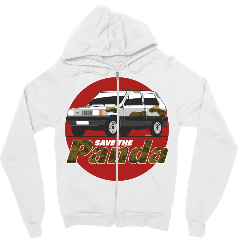 Save The (fiat) Panda! Zipper Hoodie | Artistshot