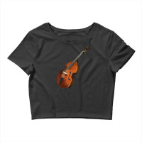 Contrabass Double Bass Music S 1 Crop Top | Artistshot