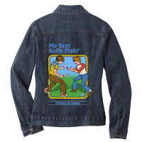 My First Knife Fight Classic Ladies Denim Jacket | Artistshot