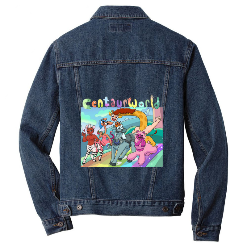 Wammawink's Centaurworld Family Portrait1 Men Denim Jacket | Artistshot