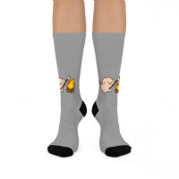 Campfire Pig Crew Socks | Artistshot