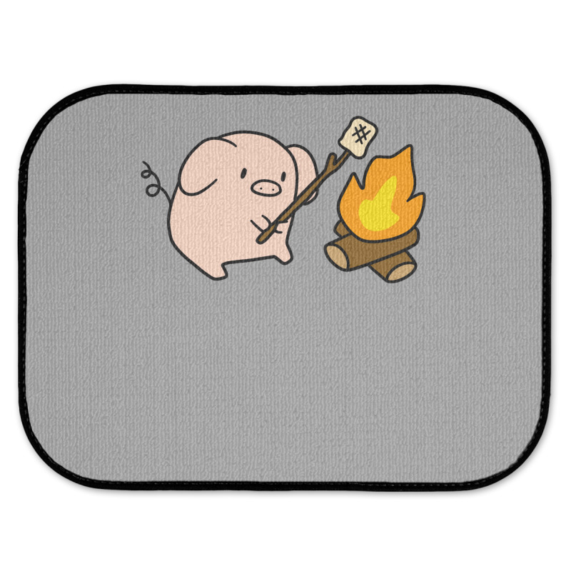 Campfire Pig Rear Car Mat | Artistshot