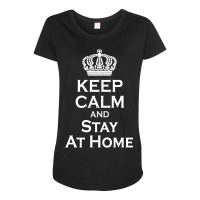 Keep Calm And Stay At Home (2) Maternity Scoop Neck T-shirt | Artistshot