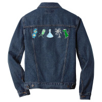 Cute Science   On White Men Denim Jacket | Artistshot