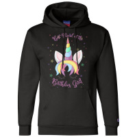 Artistshort Trending Best Friend Of The Birthday Girl! Unicorn Face Pr Champion Hoodie | Artistshot