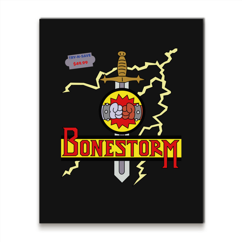 Bonestorm Metal Print Vertical | Artistshot