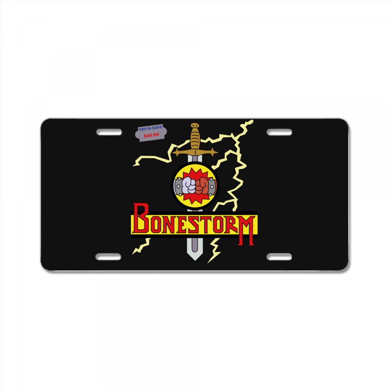 Bonestorm License Plate | Artistshot