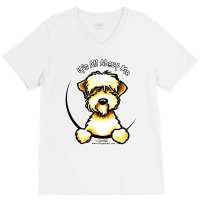 Soft Coated Wheaten Terrier Iaam V-neck Tee | Artistshot