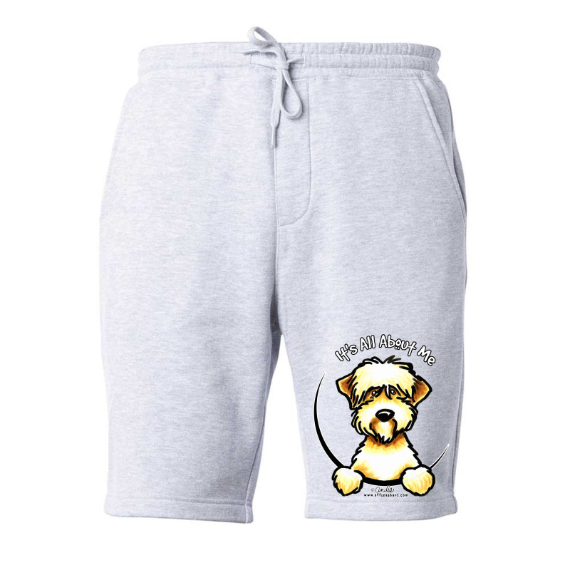 Soft Coated Wheaten Terrier Iaam Fleece Short by bazazkwstas | Artistshot