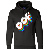 Oof Meme Retro Rainbow Old School Nerd Geek Shirt Gift For Him Or Her. Champion Hoodie | Artistshot