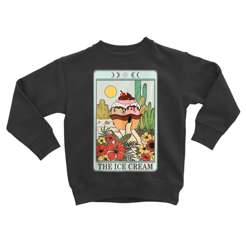 The Ice Cream Tarot Card Fast Food Mystic Occult Toddler Sweatshirt by thanhtran | Artistshot