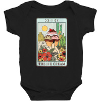 The Ice Cream Tarot Card Fast Food Mystic Occult Baby Bodysuit | Artistshot