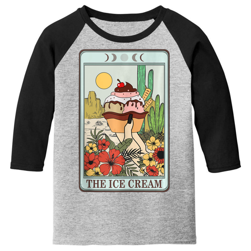 The Ice Cream Tarot Card Fast Food Mystic Occult Youth 3/4 Sleeve by thanhtran | Artistshot