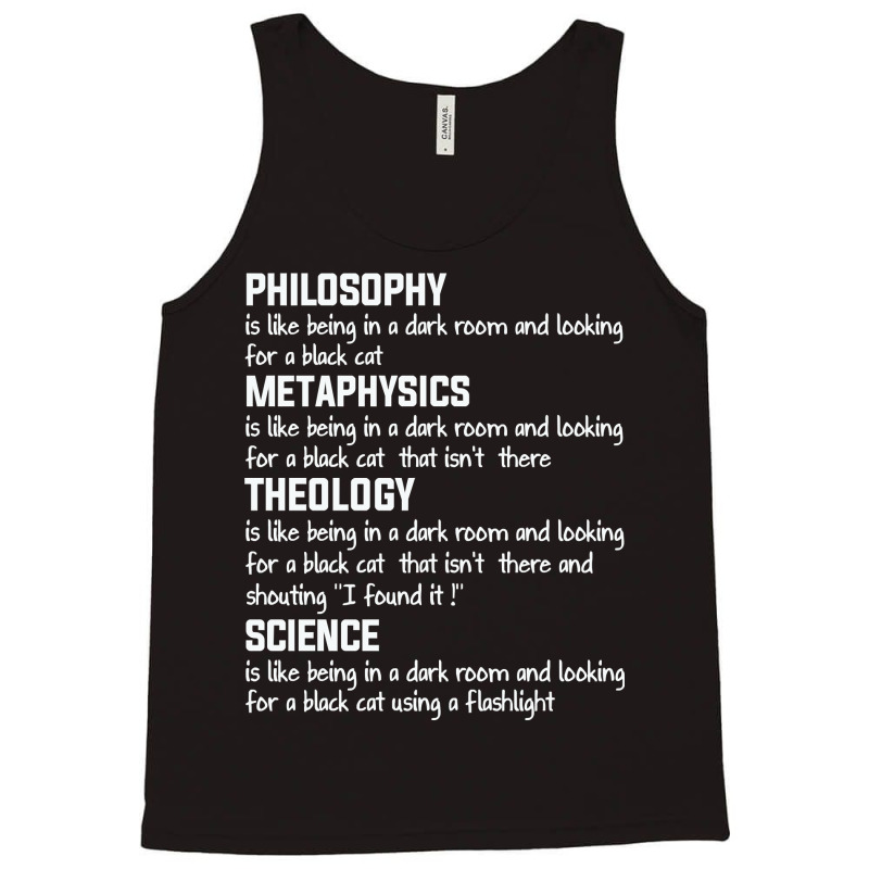 Funny Mix Science, Philosophy, Metaphysics, Theology Tank Top by SusanneRestemayer | Artistshot