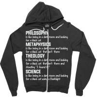 Funny Mix Science, Philosophy, Metaphysics, Theology Zipper Hoodie | Artistshot