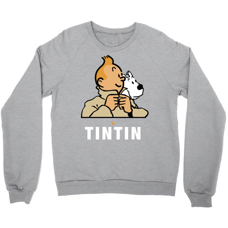 Tin Tin & Snowy Crewneck Sweatshirt | Artistshot