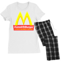 Monolith Burger 8 Bit Women's Pajamas Set | Artistshot