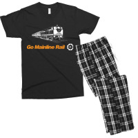 Go Mainline Rail. Men's T-shirt Pajama Set | Artistshot