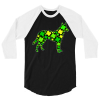 Funny Puppy Shamrock German Shepherd Dog 3/4 Sleeve Shirt | Artistshot