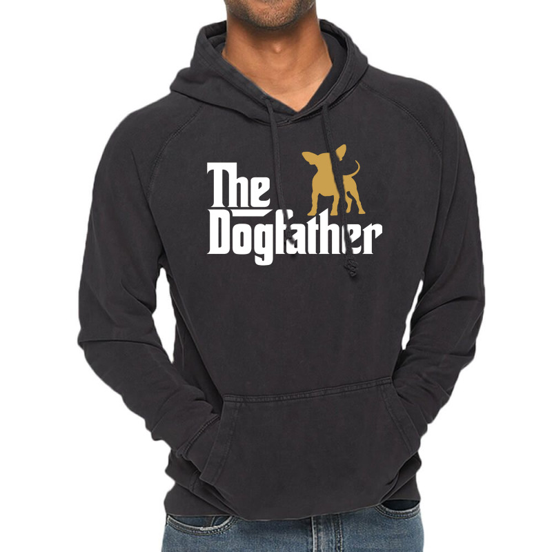 The Dogfather Chihuahua Funny Shirt Vintage Hoodie by bazazkwstas | Artistshot