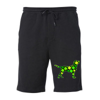 Funny Puppy Shamrock Labrador Dog Fleece Short | Artistshot