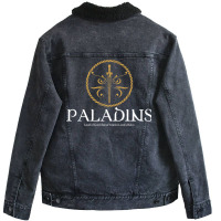 Paladin Paladins Tabletop Rpg Addict Unisex Sherpa-lined Denim Jacket | Artistshot